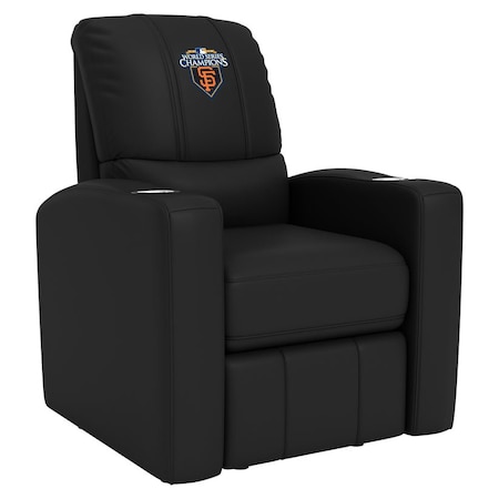 Dreamseat Stealth Recliner with San Francisco Giants 2010 Champions Logo XZ52082CDSMHTBLK-PSMLB22033